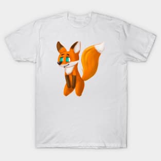 Cute Fox Drawing T-Shirt
